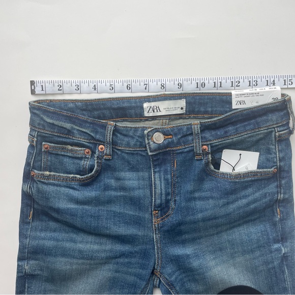 ZARA SKINNY JEANS MID RISE - Picture 6 of 8